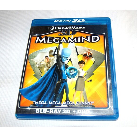 Megamind Blu Ray & 3D Edition Dreamworks - Picture 1 of 3